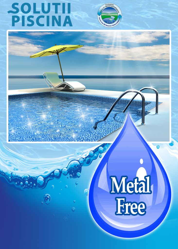 Metal Free Soluție curățare metale din piscină